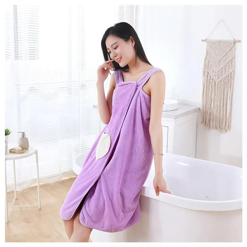 Ladies Sling Tube Top Bath Dress Variety Bath Towel