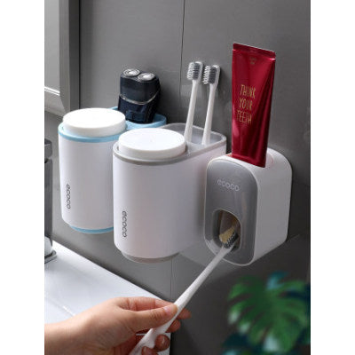 Wall Mounted Automatic Toothpaste Holder